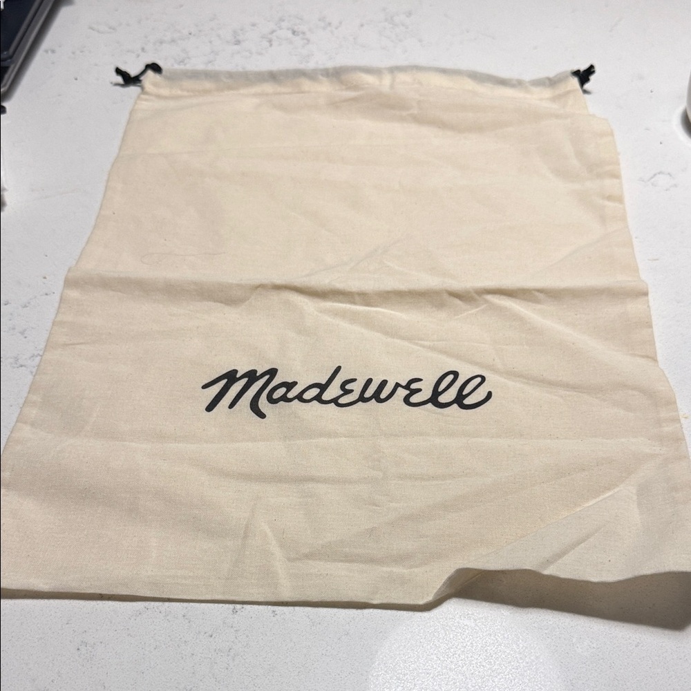 Madewell Beige Drawstring Pouch